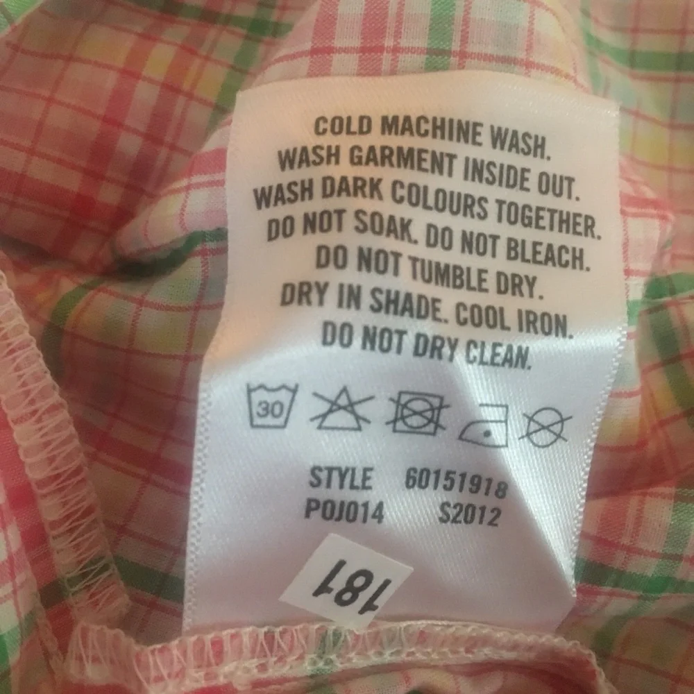 Country Road Girls Plaid Ruffle Praire Skirt Sz 10